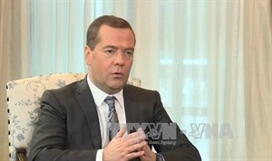 Russian Prime Minister Dmitry Medvedev. Source: VNA